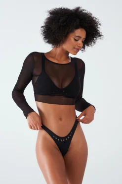 Caroline Mesh Crop Top