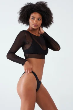 Caroline Mesh Crop Top