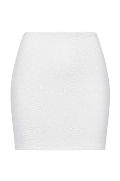Joelle Snakeskin Skirt
